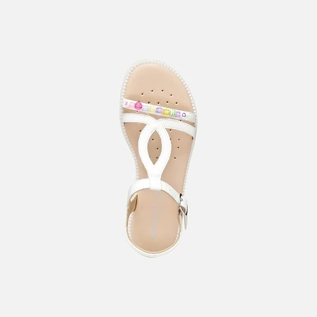 Παιδικά Πέδιλα Geox Sandal Karly για Κορίτσια White (Μεγέθη 28-36)