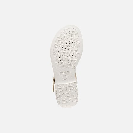 Παιδικά Πέδιλα Geox Sandal Karly για Κορίτσια White (Μεγέθη 28-36)