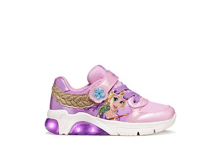 Παιδικά Παπούτσια Geox Fadinlight για Κορίτσια Dark Lilac Rapunzel (Μεγέθη 24-33)