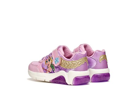Παιδικά Παπούτσια Geox Fadinlight για Κορίτσια Dark Lilac Rapunzel (Μεγέθη 24-33)