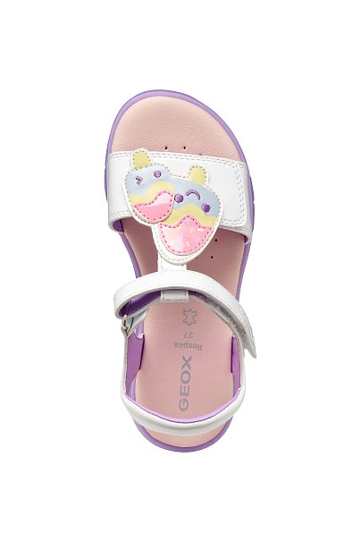 Παιδικά Πέδιλα Geox Sandal Joyfoot για Κορίτσια White/Lilac (Μεγέθη 25-35)