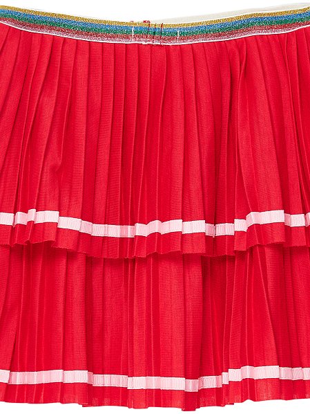 Παιδική Φούστα για Κορίτσια Pleated Red