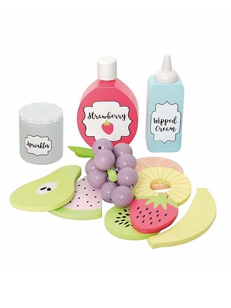 JABADABADO Ξύλινα Υλικά για Φρουτοσαλάτα