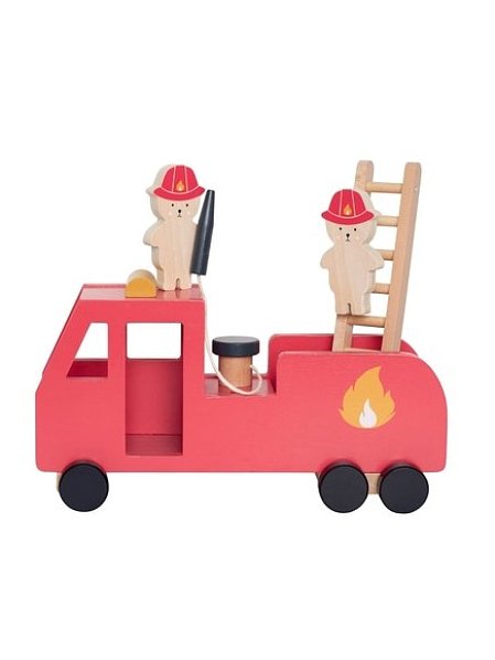 JABADABADO Παιδικό Ξύλινο Πυροσβεστικό Όχημα