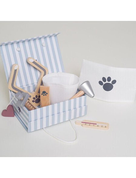 Bρεφικό Παιχνίδι Jabadabado - Βαλιτσάκι με Ξύλινα Εργαλεία Γιατρού