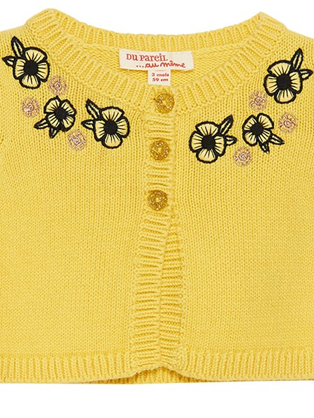 Βρεφική Ζακέτα για Κορίτσια Yellow Sun