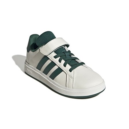 Παιδικά Παπούτσια Adidas Grand Court για Αγόρια Off White/Green (Μεγέθη 28-35)
