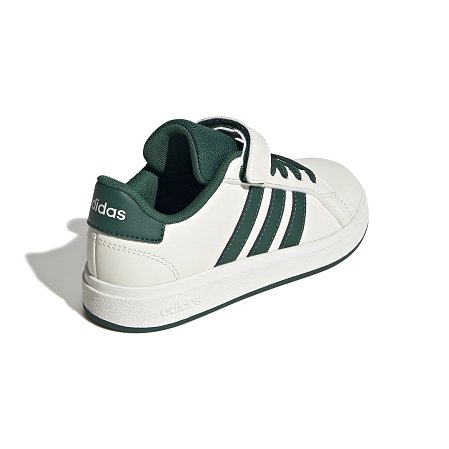 Παιδικά Παπούτσια Adidas Grand Court για Αγόρια Off White/Green (Μεγέθη 28-35)