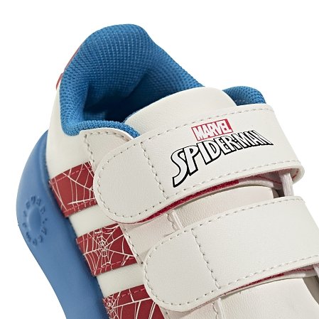 Βρεφικά Παπούτσια Adidas Grand Court για Αγόρια Spider-Man White (Μεγέθη 19-22)