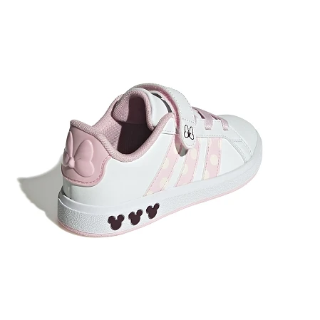 Παιδικά Παπούτσια Adidas Grand Court για Κορίτσια Minnie Baby Pink (Μεγέθη 28-35,5)