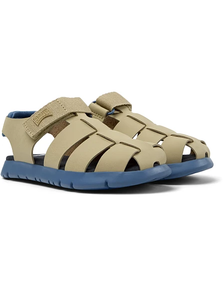 Παιδικά Σανδάλια Camper Oruga για Αγόρια Beige/Blue (Μεγέθη 26-34)