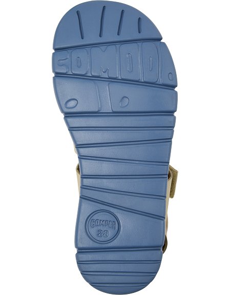 Παιδικά Σανδάλια Camper Oruga για Αγόρια Beige/Blue (Μεγέθη 26-34)
