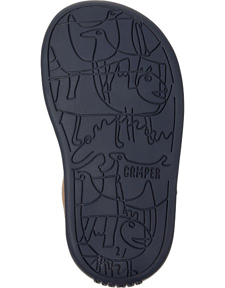 Βρεφικά Πέδιλα Camper Twins για Αγόρια Blue/Green (Μεγέθη 21-26)