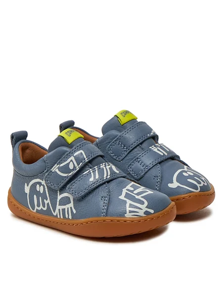 Βρεφικά Παπούτσια Camper Twins για Αγόρια Grey/White (Μεγέθη 21-26)