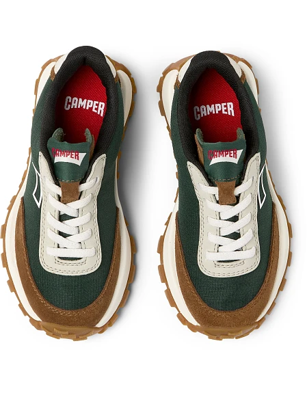 Παιδικά Παπούτσια Camper Drift Trail για Αγόρια Green/Brown (Μεγέθη 28-34)