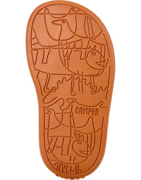 Βρεφικά Σανδάλια Camper Twins για Κορίτσια Red Bows (Μεγέθη 21-26)