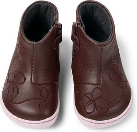 Βρεφικά Μποτάκια Camper Twins για Κορίτσια Burgundy (Μεγέθη 22-26)