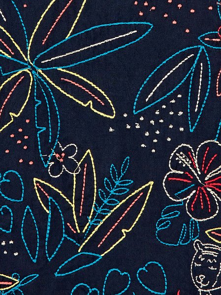 Παιδικό Φόρεμα για Κορίτσια Navy Tropical