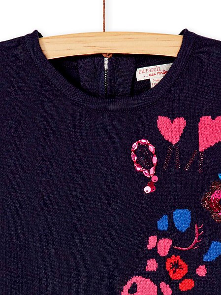 Παιδικό Φόρεμα για Κορίτσια Navy Giraffe