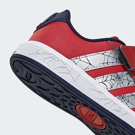 Παιδικά Παπούτσια Adidas για Αγόρια Marvel Spiderman Grand Court Red (Μεγέθη 28-36)
