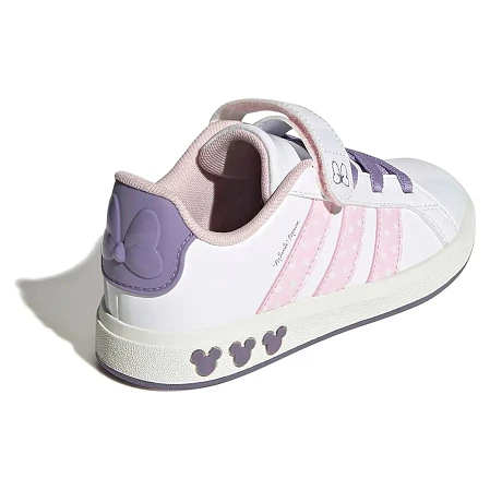 Παιδικά Παπούτσια Adidas για Κορίτσια Disney Minnie Mouse Grand Court White (Μεγέθη 28-36)