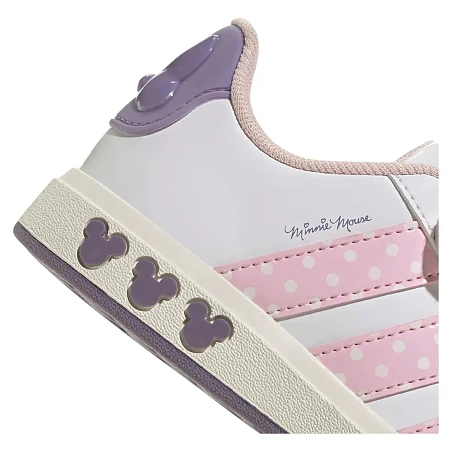 Παιδικά Παπούτσια Adidas για Κορίτσια Disney Minnie Mouse Grand Court White (Μεγέθη 28-36)