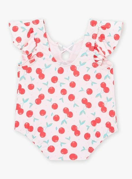Βρεφικό Μαγιό για Κορίτσια Baby Pink Cherries