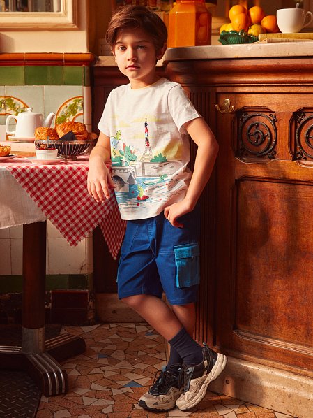 Παιδική Μπλούζα για Αγόρια Dinos In Paris