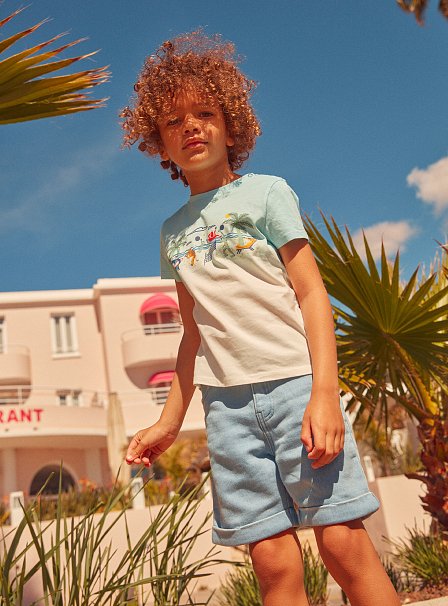 Παιδική Μπλούζα για Αγόρια Animals by the Sea