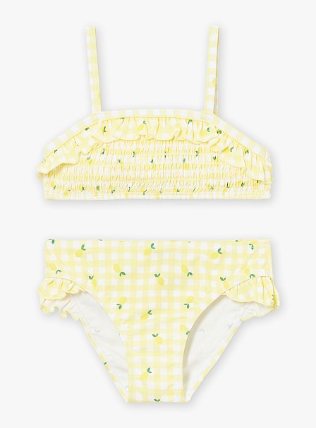 Παιδικό Μαγιό για Κορίτσια Yellow Hearts