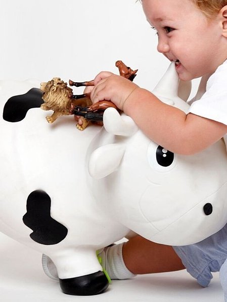 ΦΟΥΣΚΩΤΗ ΑΝΟΙΧΤΟ ΡΟΖ ΑΓΕΛΑΔΑ KIDZZFARM BELLA THE COW JUNIOR