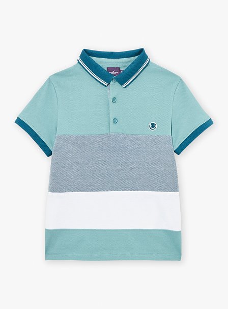 Παιδική Μπλούζα Πόλο για Αγόρια Turquoise
