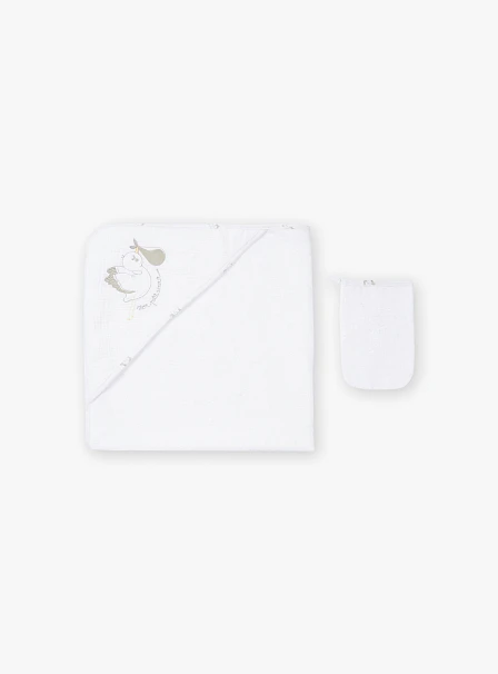 Βρεφική Πετσέτα Plain White