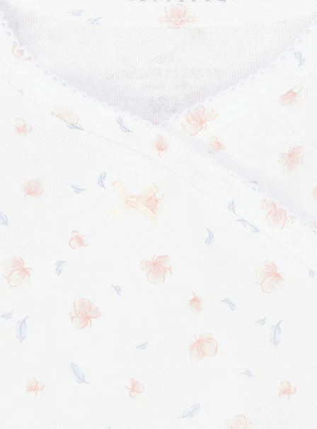 Σετ Βρεφικά Φορμάκια για Νεογέννητα Pink Birdie 2 τμχ