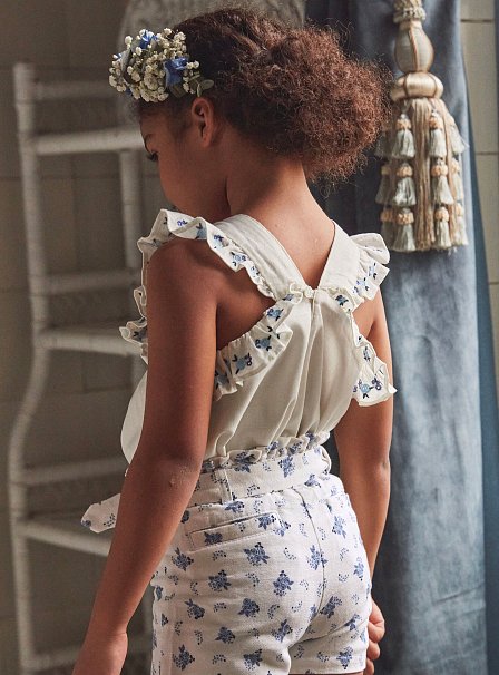 Παιδική Μπλούζα για Κορίτσια White Flowers