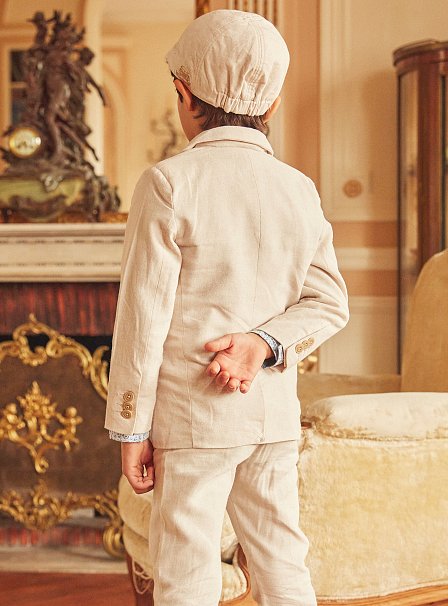 Παιδικό Σακάκι για Αγόρια Classic Beige