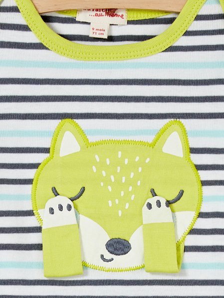 Βρεφική Μπλούζα για Αγόρια Shy Puppy