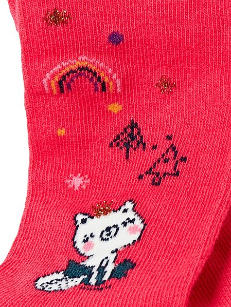 Βρεφικό Καλσόν για Κορίτσια Red Kitten