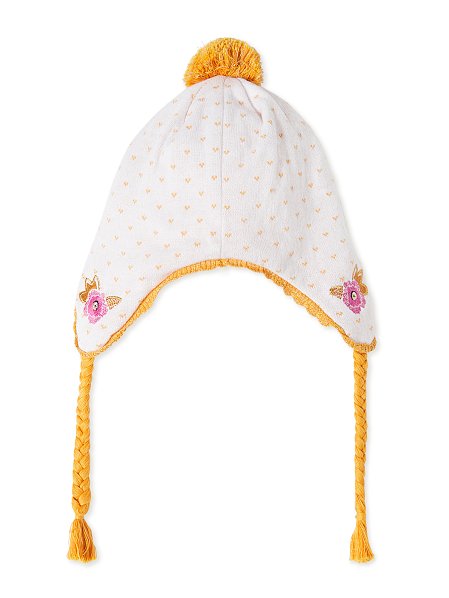 Βρεφικός Σκούφος για Κορίτσια Romantic Yellow