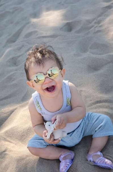 KiETLA Lion Βρεφικά Γυαλιά Ηλίου Honey 1-2 ετών