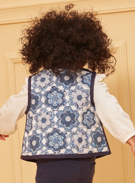 Βρεφικό Γιλέκο για Κορίτσια Blue Kaleidoscope