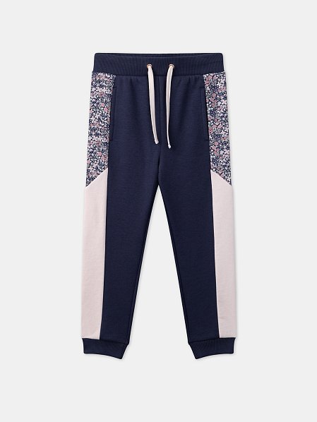 Παιδικό Παντελόνι Φόρμας για Κορίτσια  Navy Floral