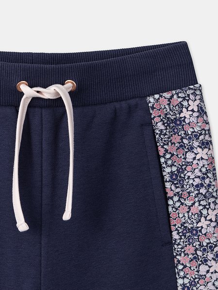 Παιδικό Παντελόνι Φόρμας για Κορίτσια  Navy Floral