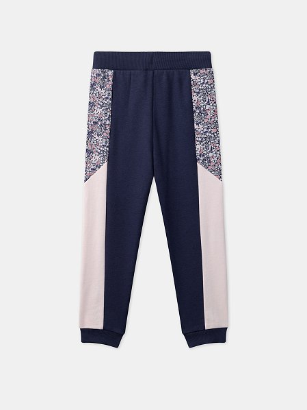 Παιδικό Παντελόνι Φόρμας για Κορίτσια  Navy Floral