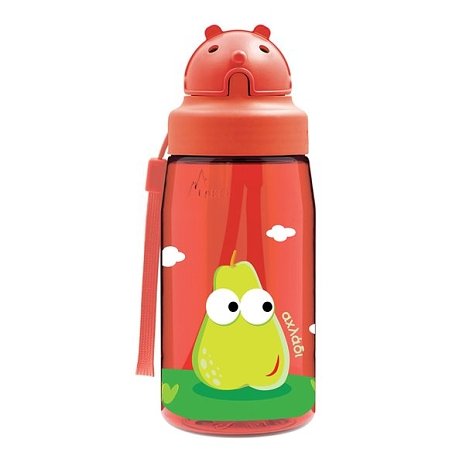 Παιδικό Παγούρι Laken Κόκκινο Pineapple 450 ml - Πώμα OBY