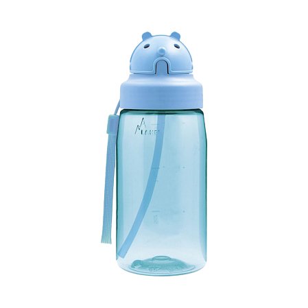 Παιδικό Παγούρι Laken με Καλαμάκι Light Blue 450ml