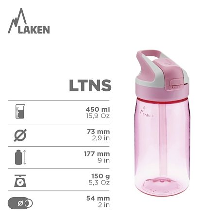 Παιδικό Laken Παγούρι Tritan για Κορίτσια Ukelele 450ml