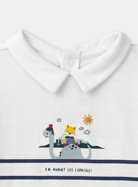 Βρεφική Μπλούζα για Αγόρια White Friends