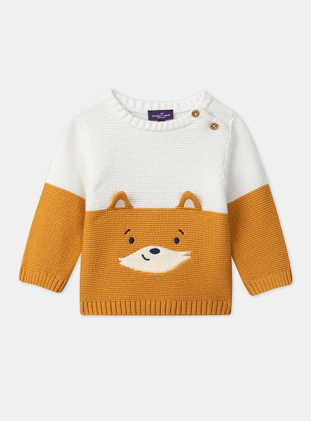 Βρεφικό Πουλόβερ για Αγόρια Two-toned Fox
