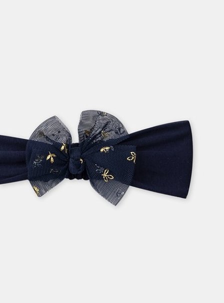 Βρεφική Κορδέλα για Κορίτσια Navy Christmas Bow